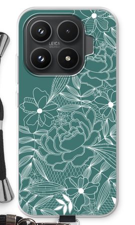 Flowers in lace