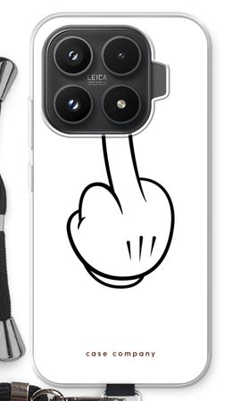 Middle finger white