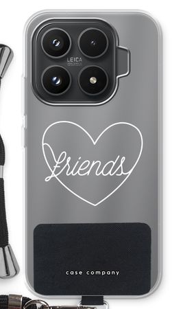 Friends heart pastel