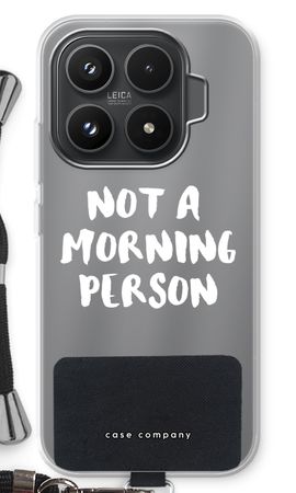 Morning person