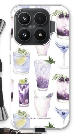 Violet cocktails