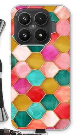 Hexagons in stained glass