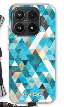 Coloured triangles blue