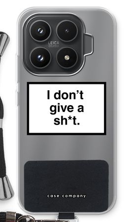 Don't give a shit
