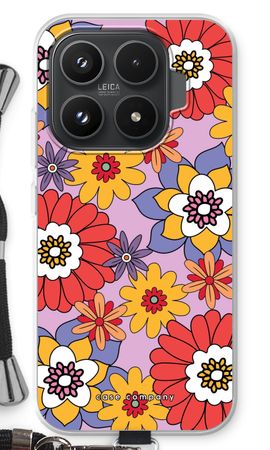 Retro Flowers - Purple
