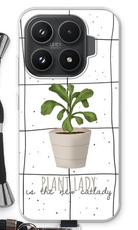 Houseplant on windowpane