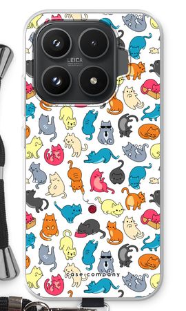 Colourful cats