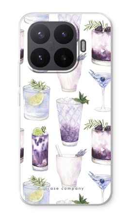 Violet cocktails