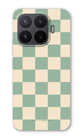 Checkered Mint, Xiaomi 17T Pro mykt deksel