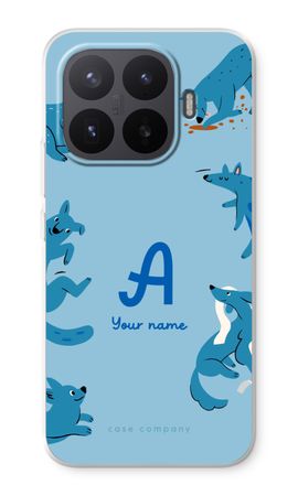 Playful Dogs Monogram