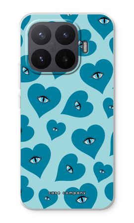 Blue heart eyes