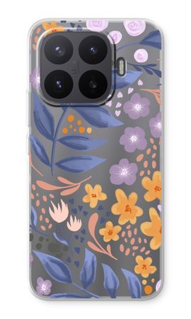 Flowers with blue leaves