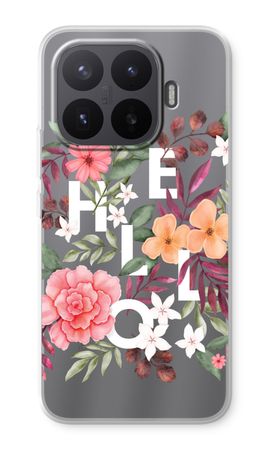 Hello in flowers