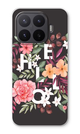 Hello in flowers