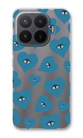 Blue heart eyes
