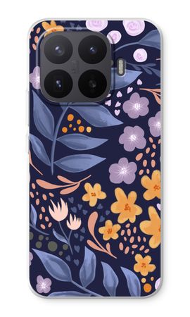 Flowers with blue leaves