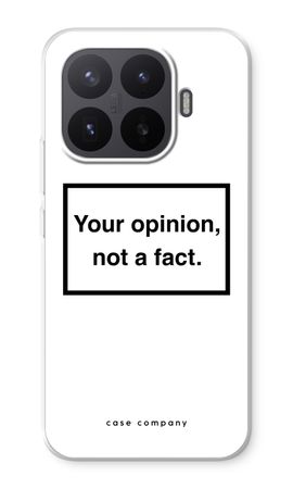 Your opinion
