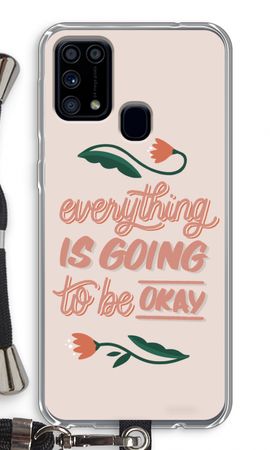 Optimistic flower girl