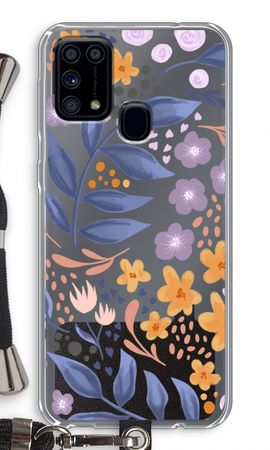 Flowers with blue leaves