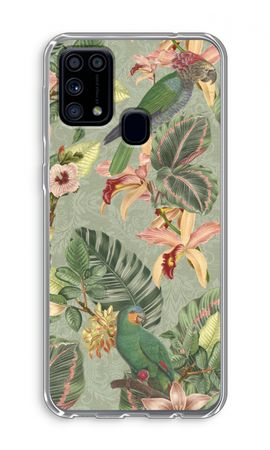 Tropical jungle parrot