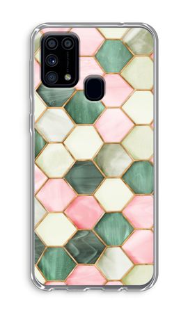 Hexagons in stained glass