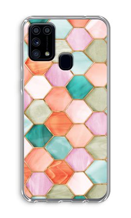 Hexagons in stained glass