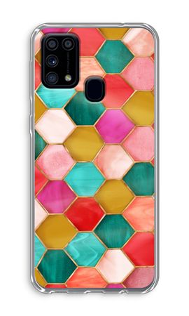 Hexagons in stained glass