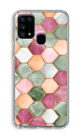 Hexagons in stained glass