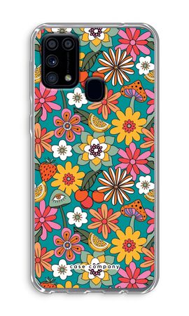 Retro Flowers N°2 - Blue