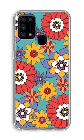 Retro Flowers - Blue