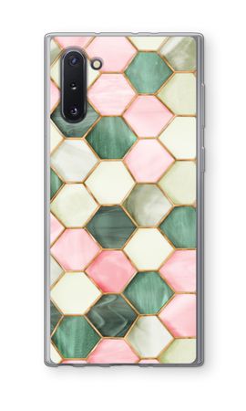 Hexagons in stained glass