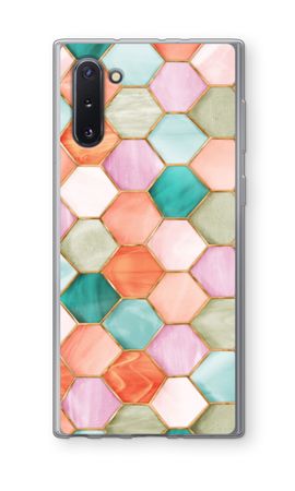 Hexagons in stained glass