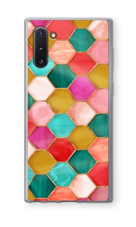 Hexagons in stained glass