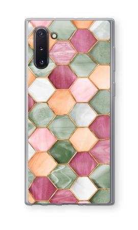 Hexagons in stained glass