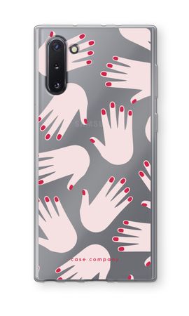 Hands pink