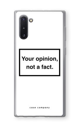 Your opinion