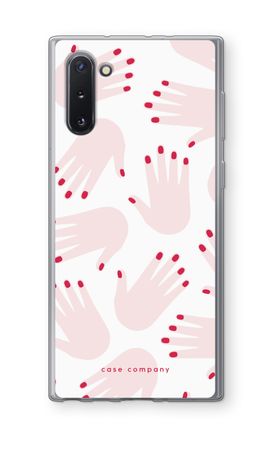 Hands pink