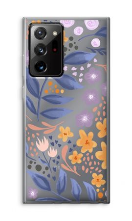 Flowers with blue leaves