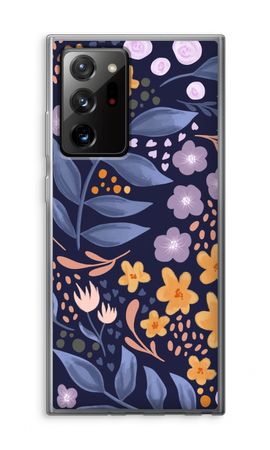 Flowers with blue leaves