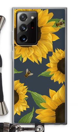 Sunflower and bees