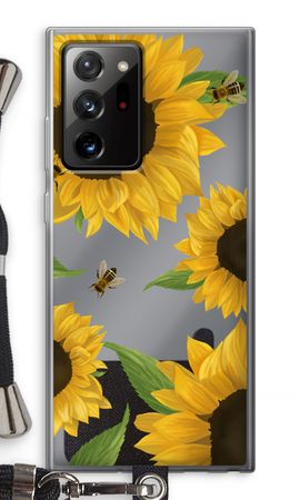 Sunflower and bees