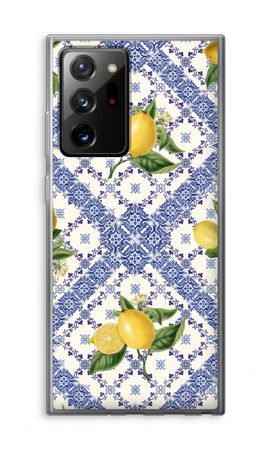 Blue tiles and lemons