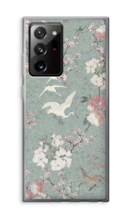 Japanese crane birds blossom