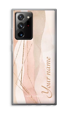 Gold Lines Namecase - Blush
