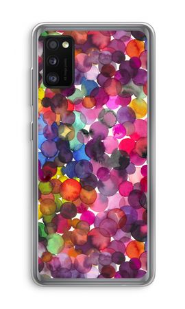 Überlappende Aquarell-Punkte