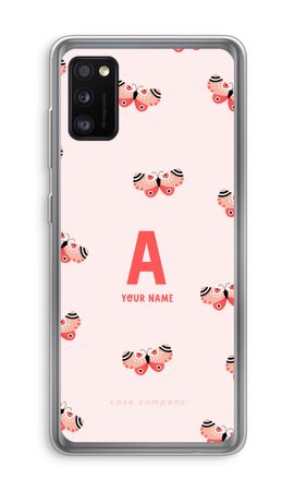 Rosy Butterflies Monogram