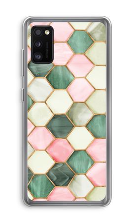 Hexagons in stained glass