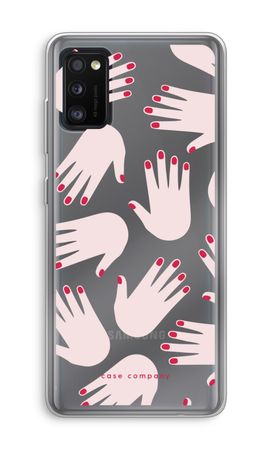 Hands pink