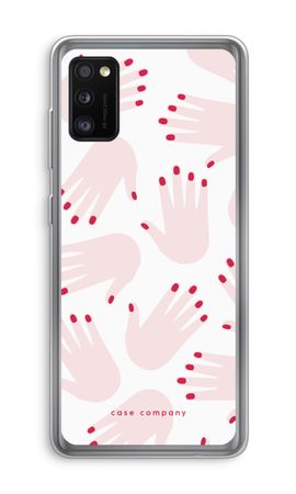 Hands pink