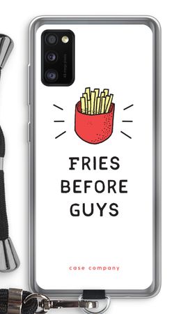 Fries before guys